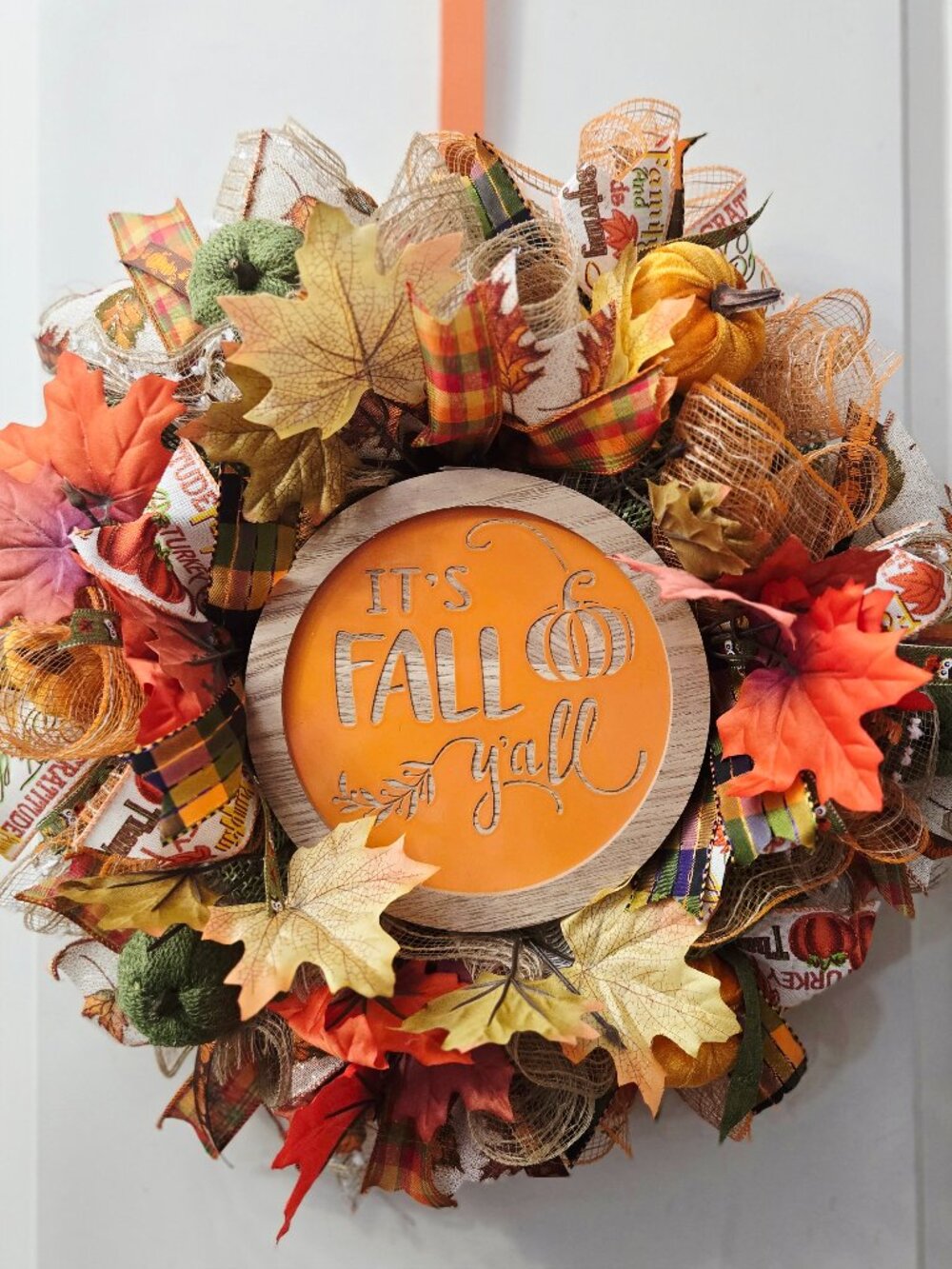 It's Fall Y'all Autumn Wreath